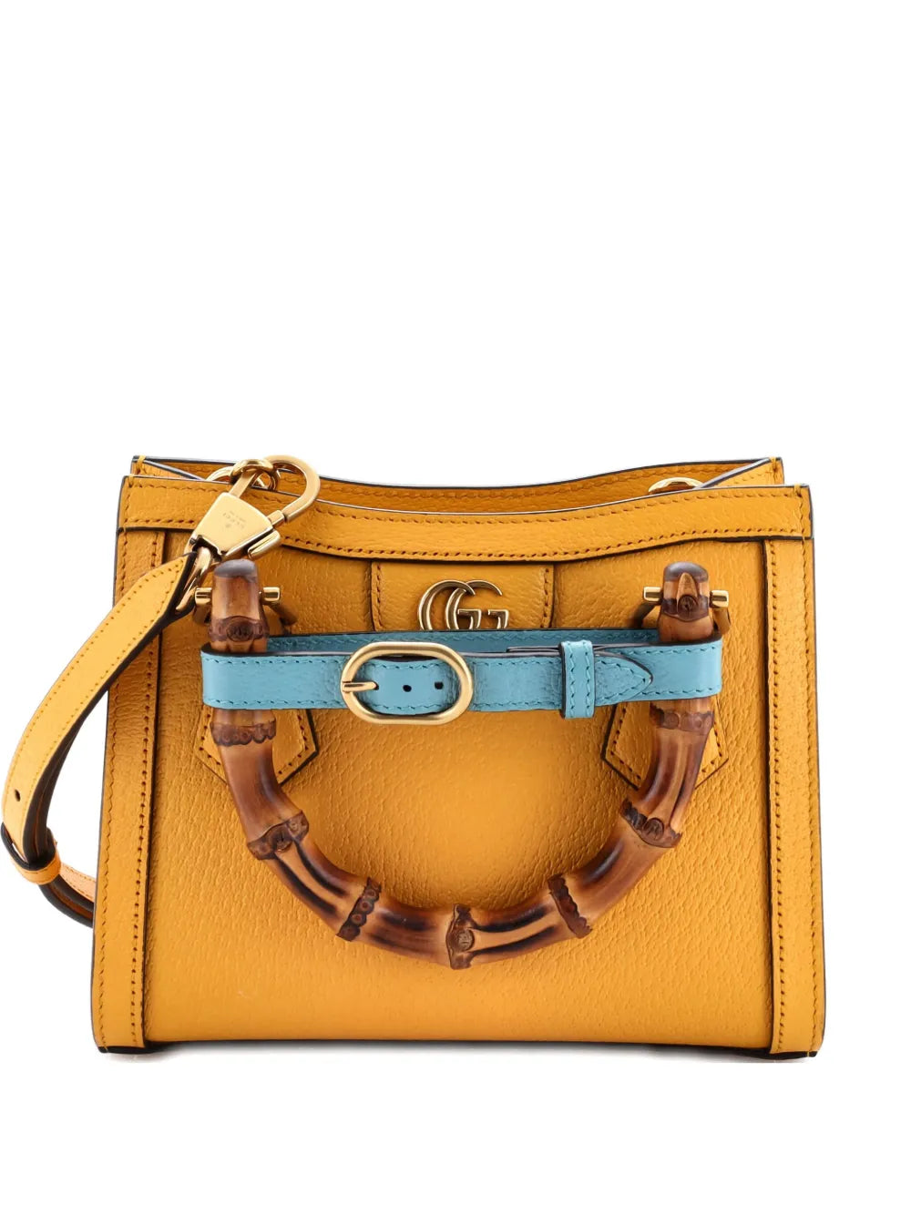 Pre-OwnedGucci Pre-OwnedDiana NM Bamboo Handle Tote Leather Mini crossbody bag