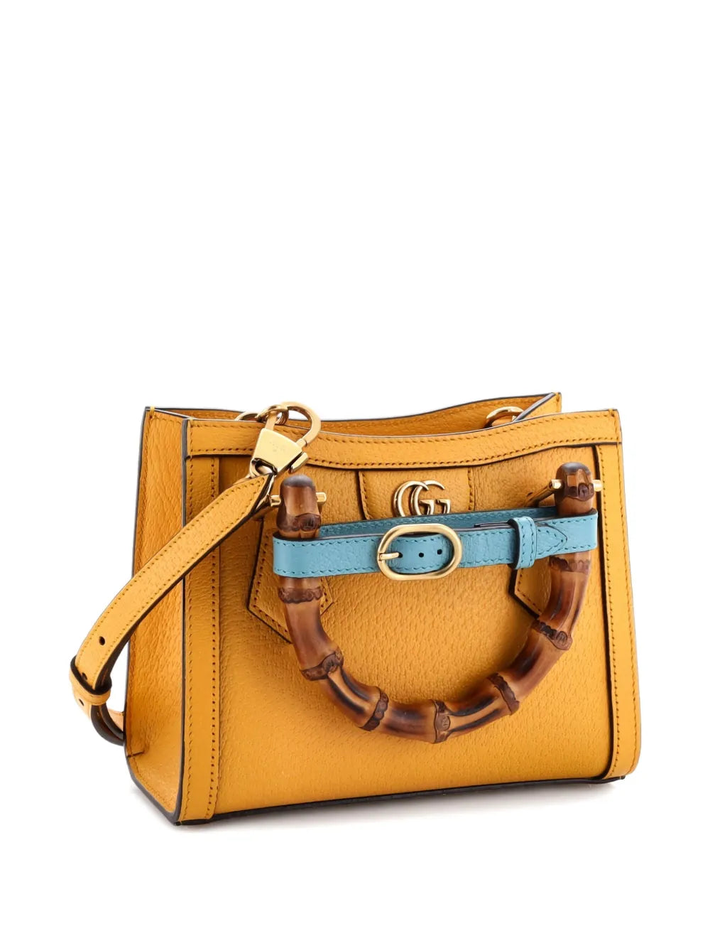 Pre-OwnedGucci Pre-OwnedDiana NM Bamboo Handle Tote Leather Mini crossbody bag