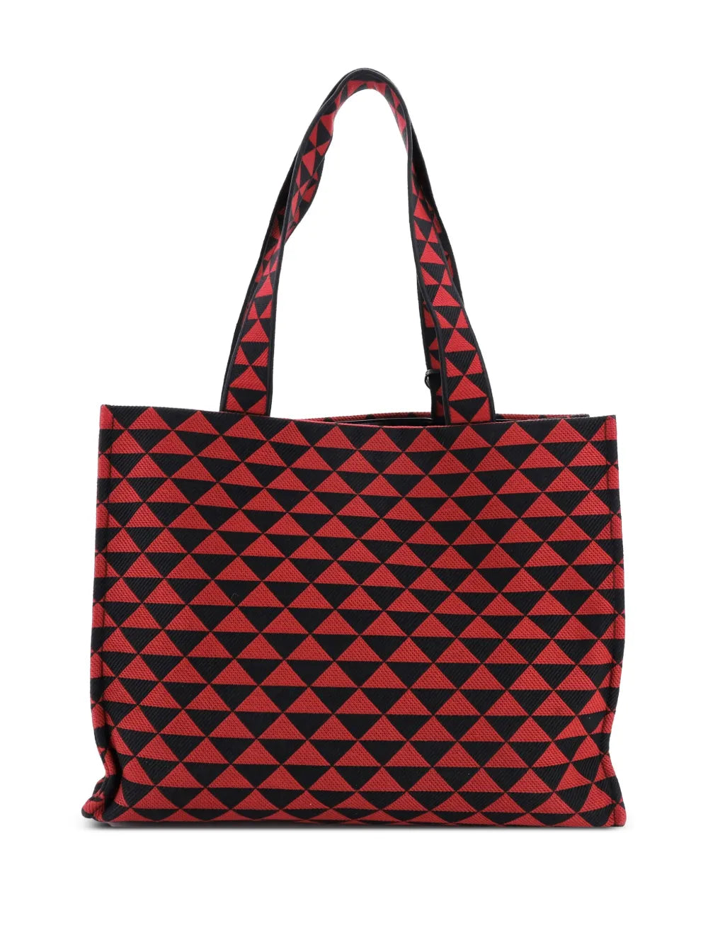 Pre-OwnedPrada Pre-OwnedSymbole Shopper Jacquard Horizontal tote bag
