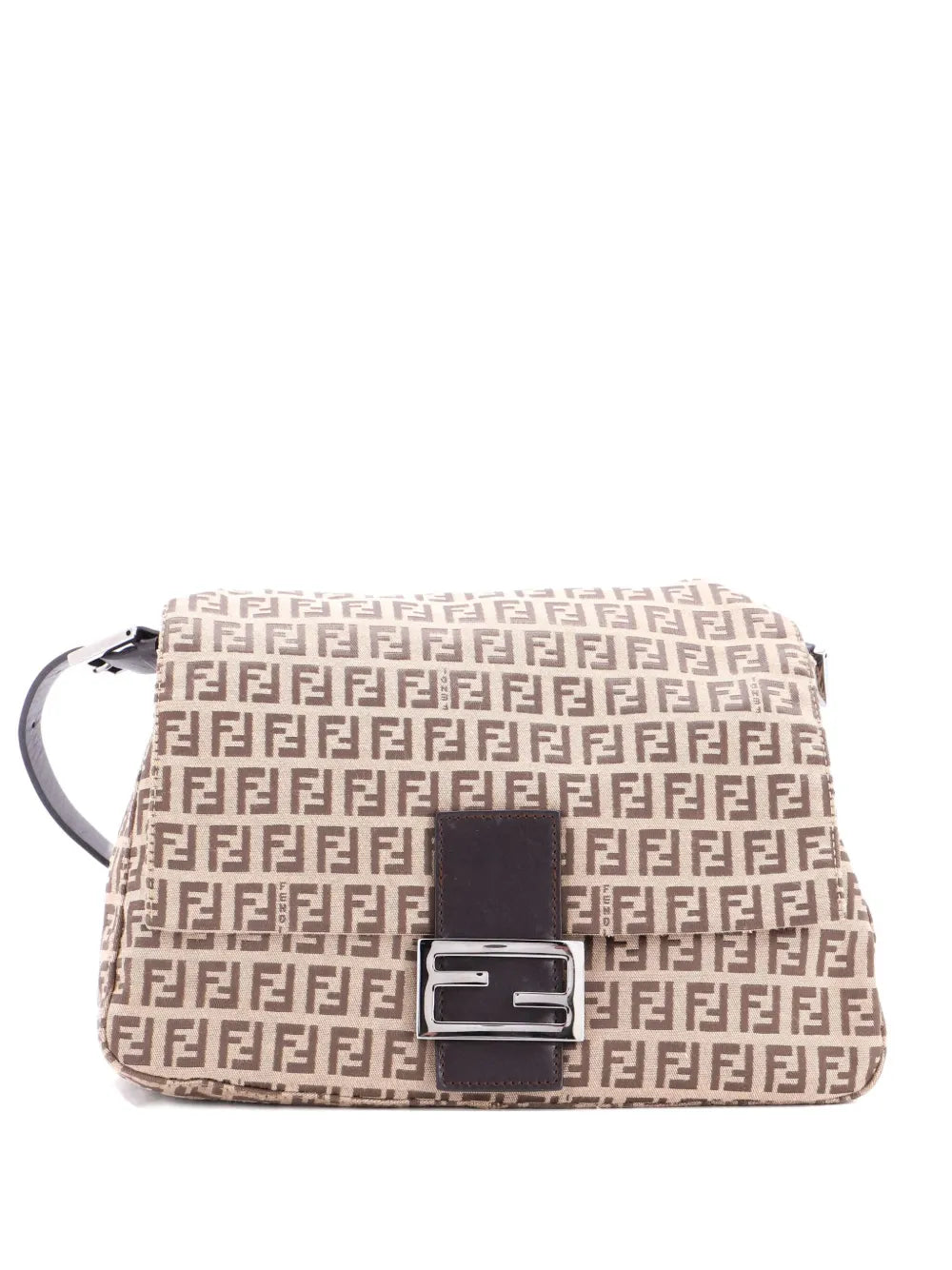Pre-OwnedFendi Pre-OwnedMama Forever Bag Zucchino Canvas shoulder bag