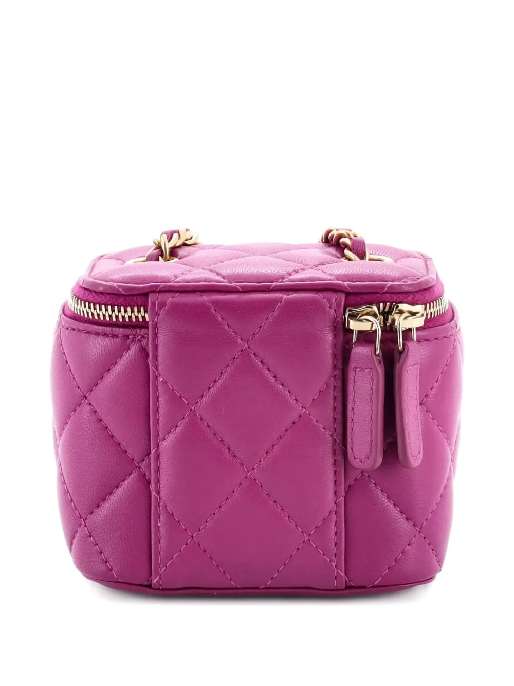 Pre-OwnedCHANEL Pre-OwnedPearl Crush Vanity Case with Chain Quilted Lambskin Mini clutch bag