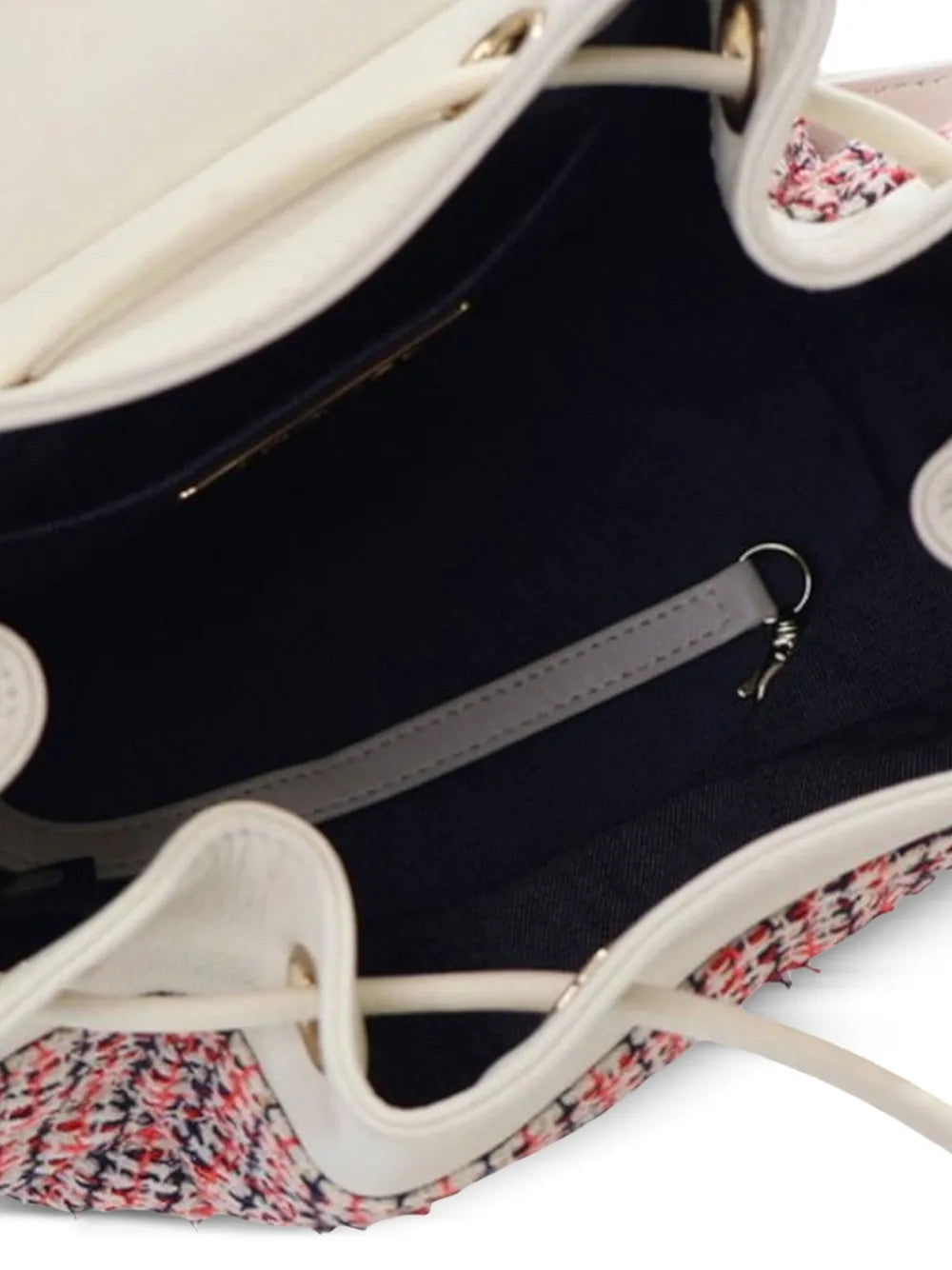 Pre-OwnedCHANEL Pre-Owned2019 Tweed and Lambskin CC Mania backpack