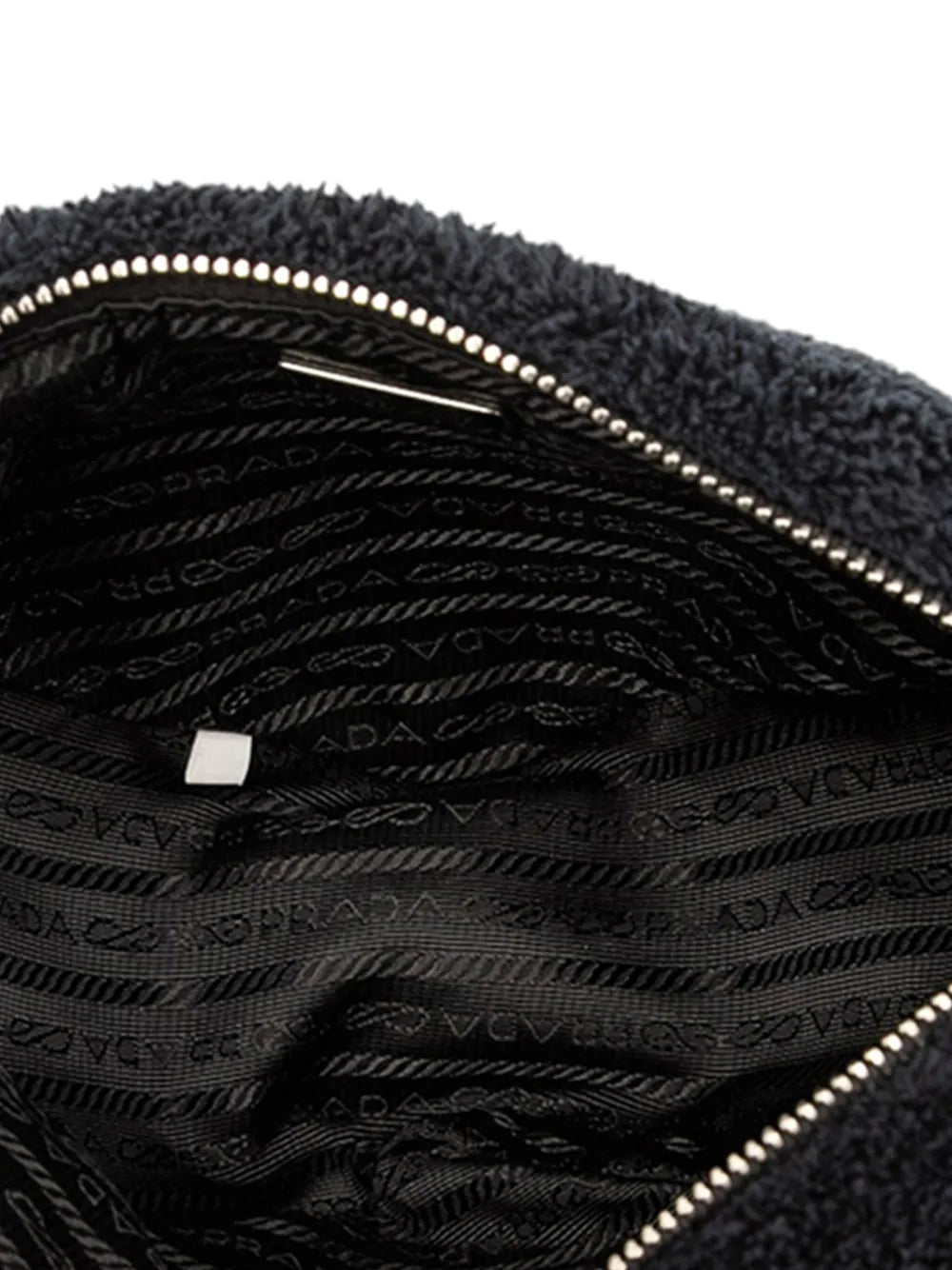 Pre-OwnedPrada Pre-Owned2013-2025 Spugna Terry Cloth Triangle Logo crossbody bag