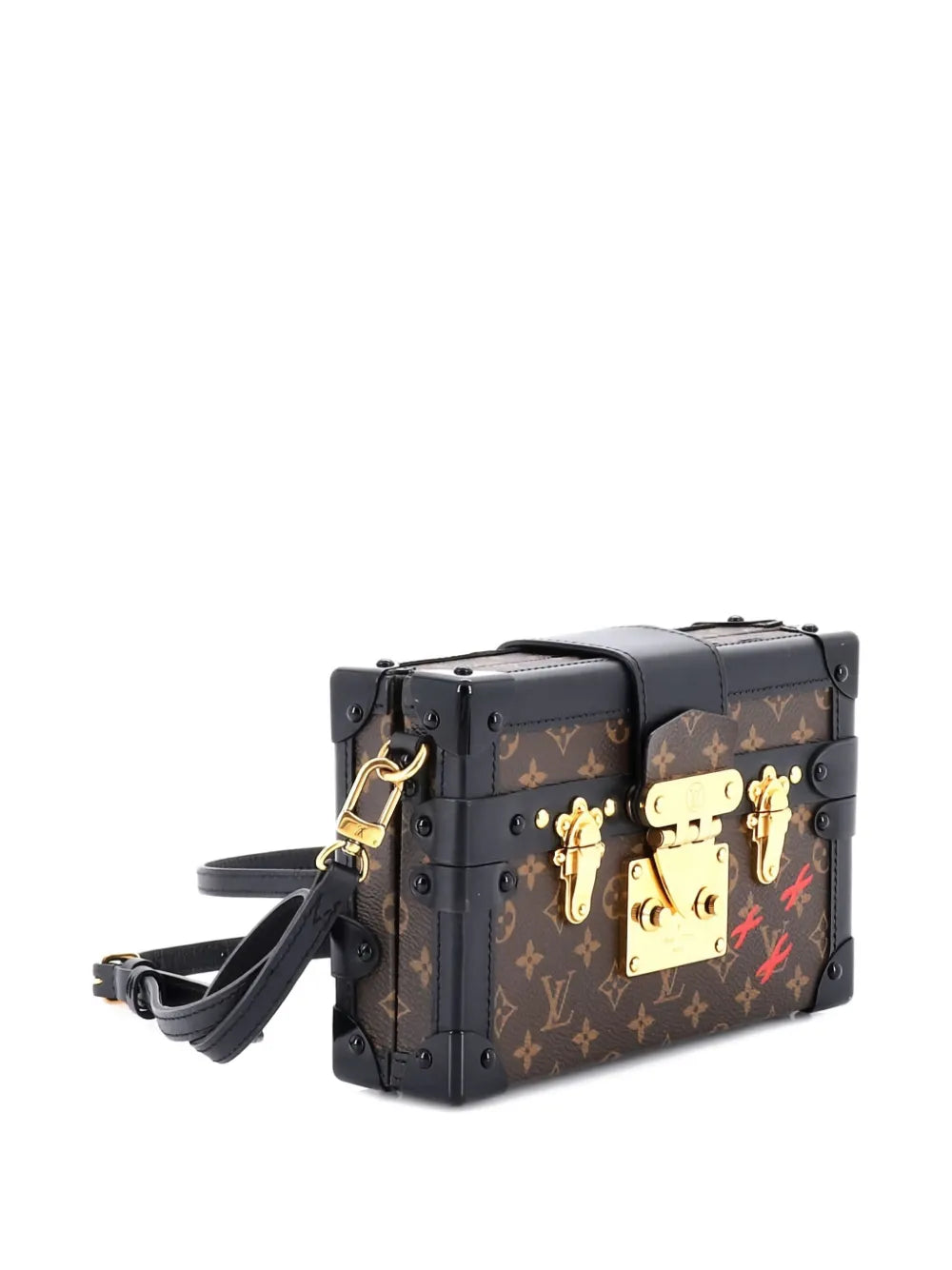 Pre-OwnedLouis Vuitton Pre-OwnedPetite Malle Handbag Monogram Canvas clutch bag