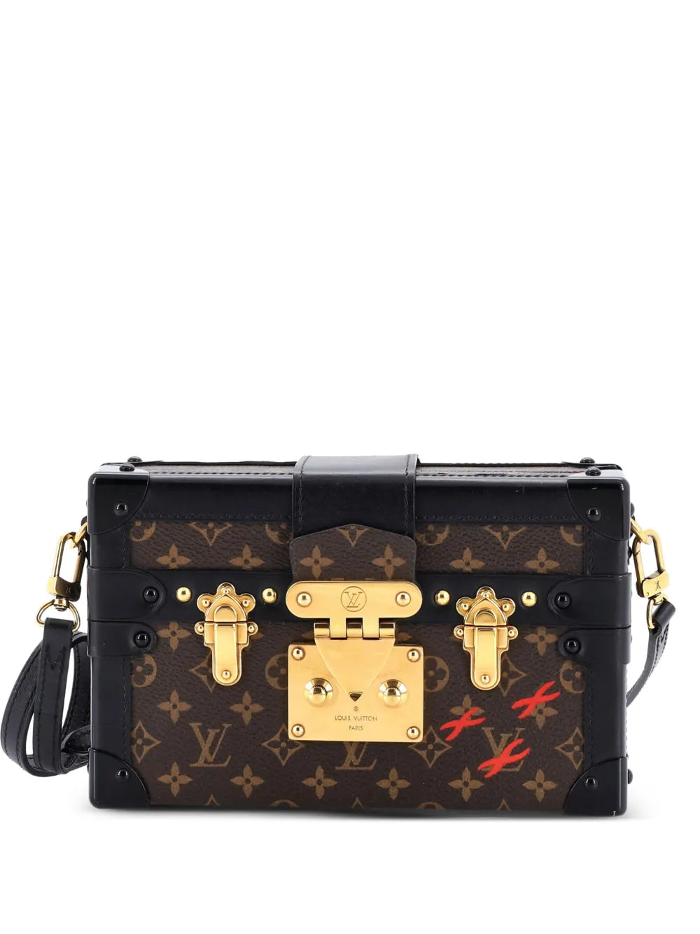 Pre-OwnedLouis Vuitton Pre-OwnedPetite Malle Handbag Monogram Canvas clutch bag