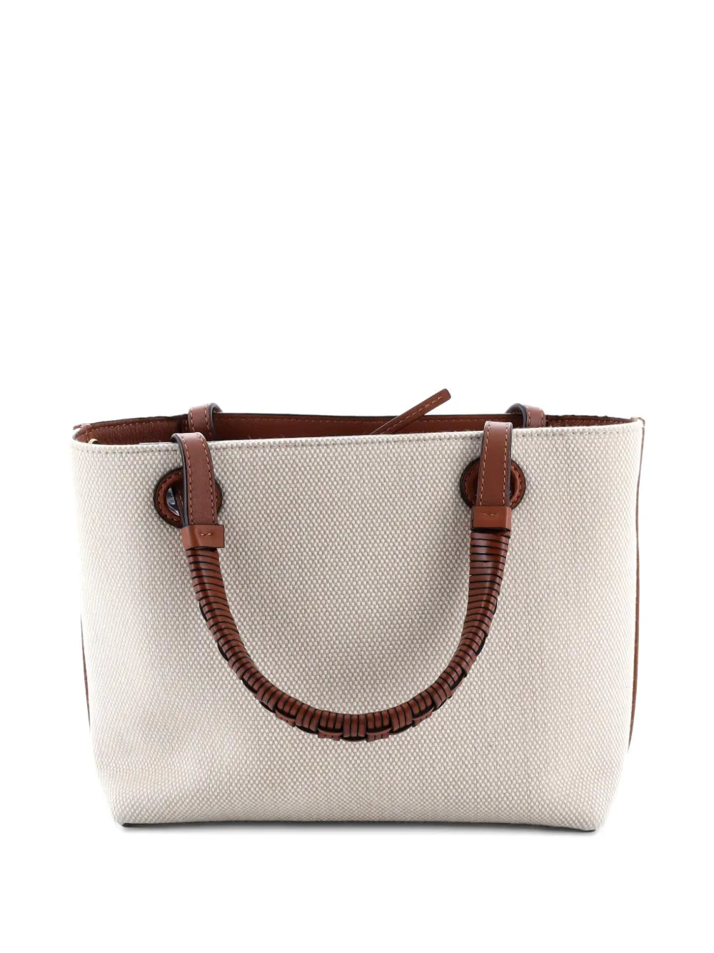 Pre-OwnedLoewe Pre-OwnedAnagram Square Basket Tote Canvas Mini shoulder bag