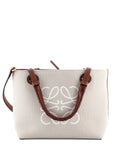 Pre-OwnedLoewe Pre-OwnedAnagram Square Basket Tote Canvas Mini shoulder bag
