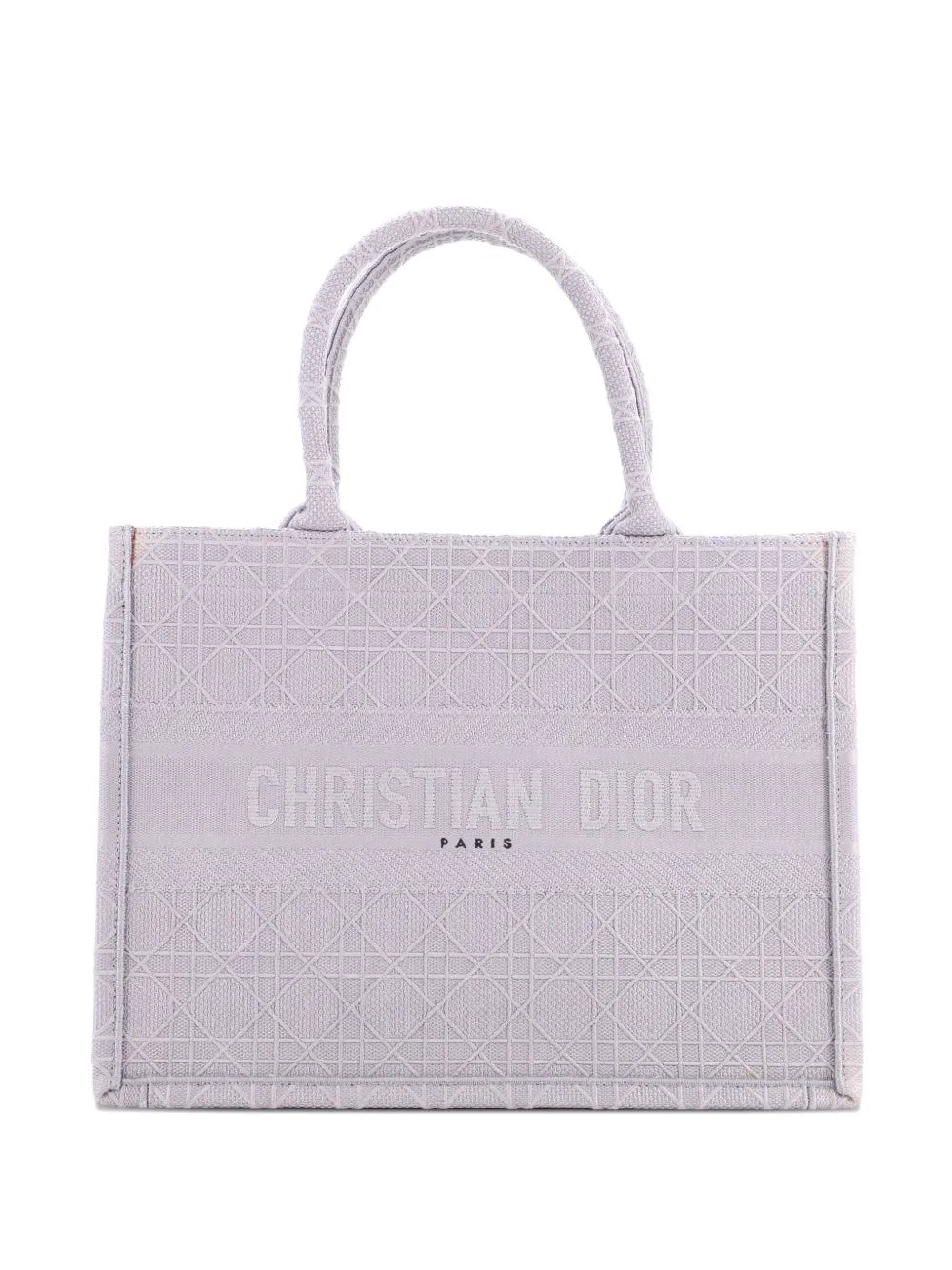 Pre-OwnedChristian Dior Pre-OwnedBook Cannage Embroidered Canvas Medium tote bag