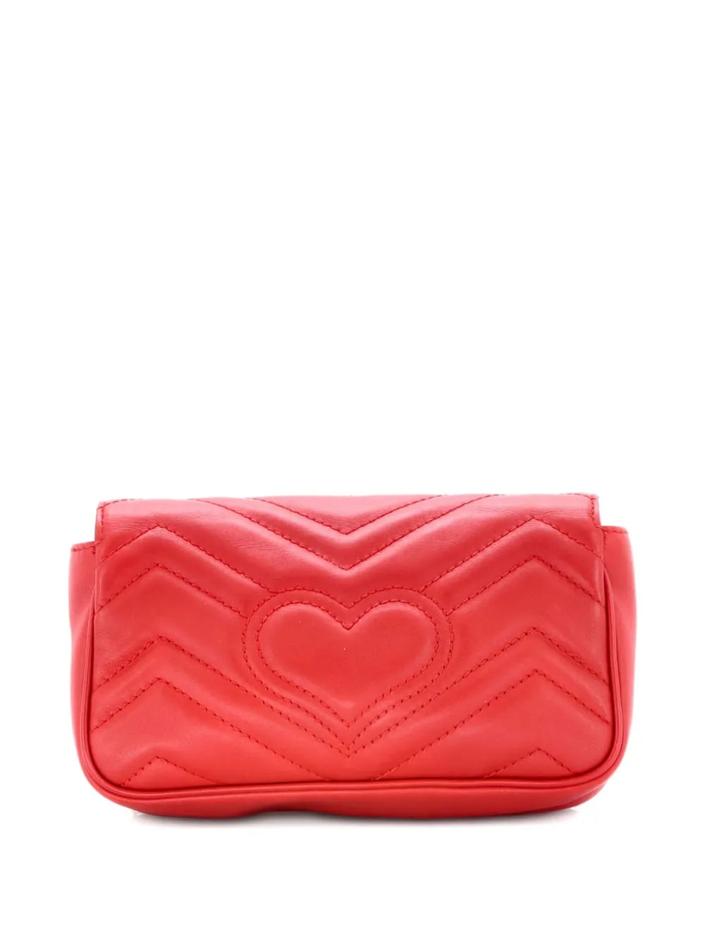 Pre-OwnedGucci Pre-OwnedGG Marmont Flap Bag Matelasse Leather Super Mini crossbody bag