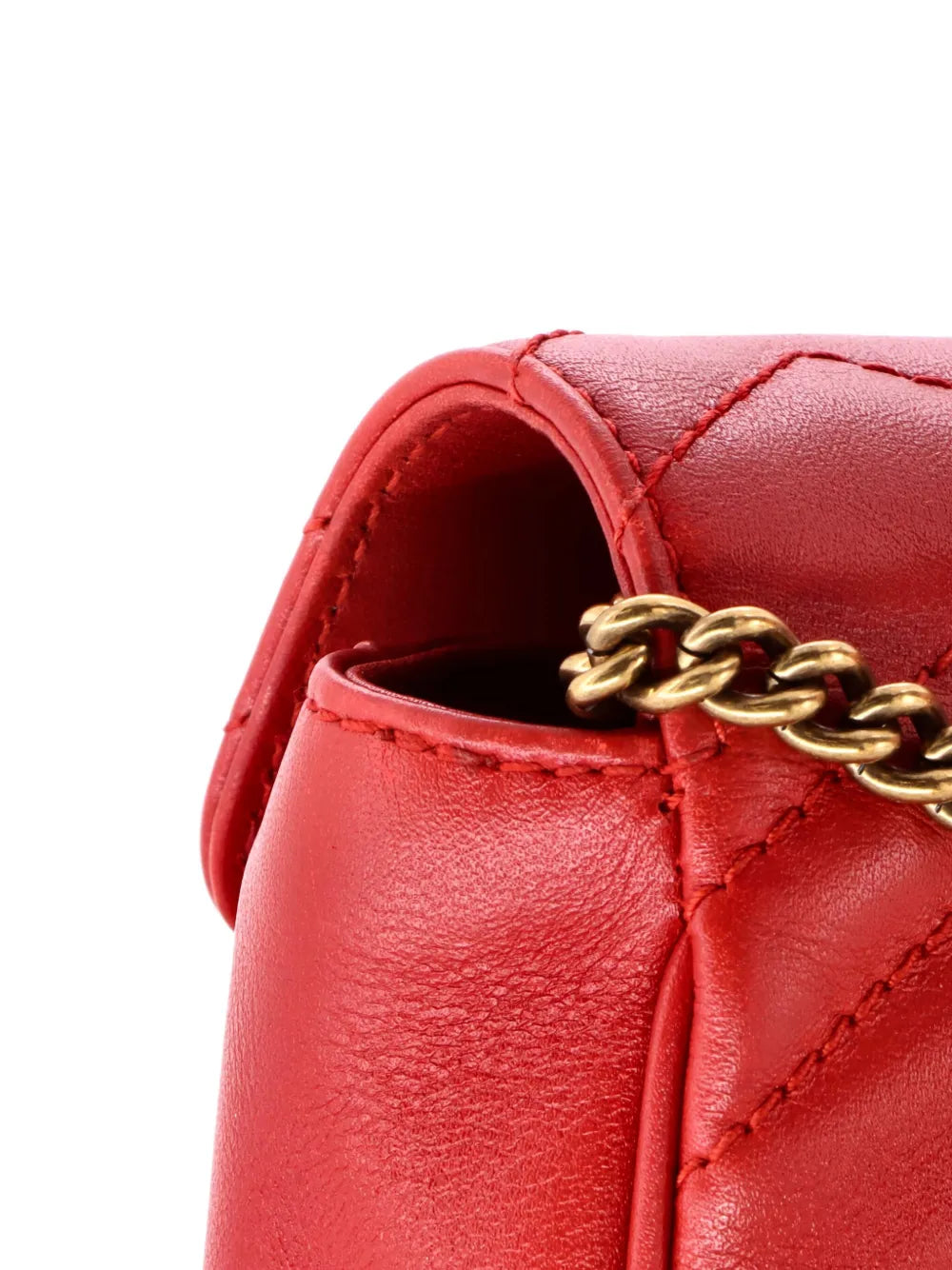 Pre-OwnedGucci Pre-OwnedGG Marmont Flap Bag Matelasse Leather Super Mini crossbody bag