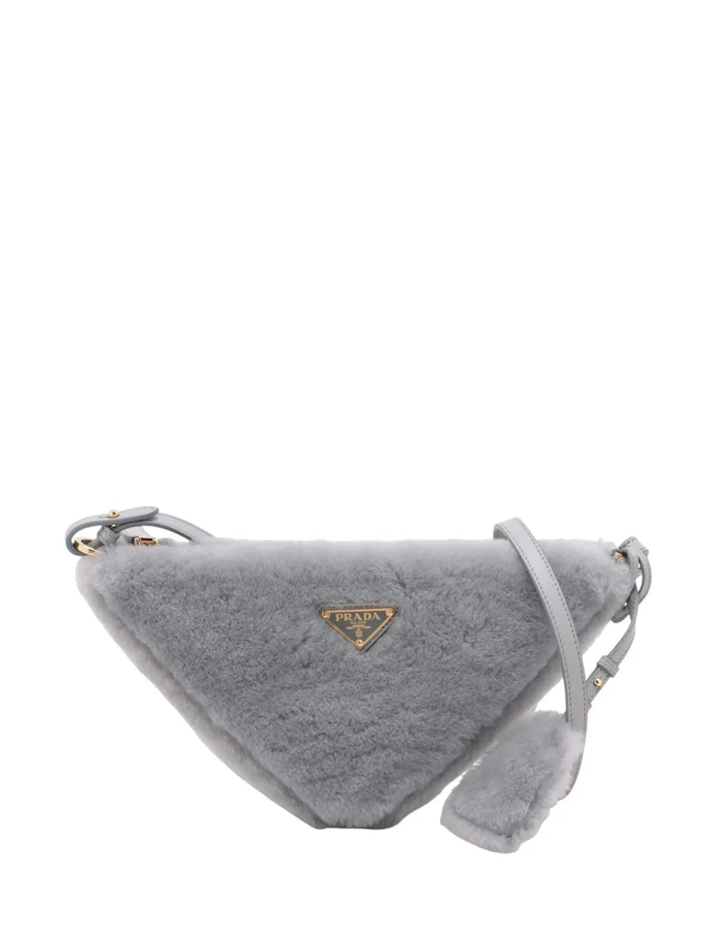 Pre-OwnedPrada Pre-Owned2013-2025 Mini Shearling Triangle satchel
