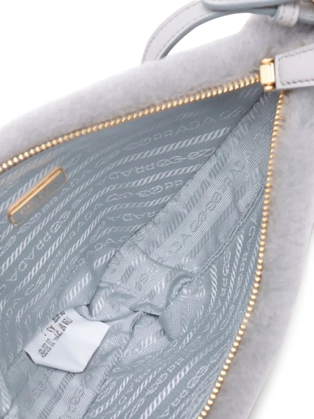Pre-OwnedPrada Pre-Owned2013-2025 Mini Shearling Triangle satchel