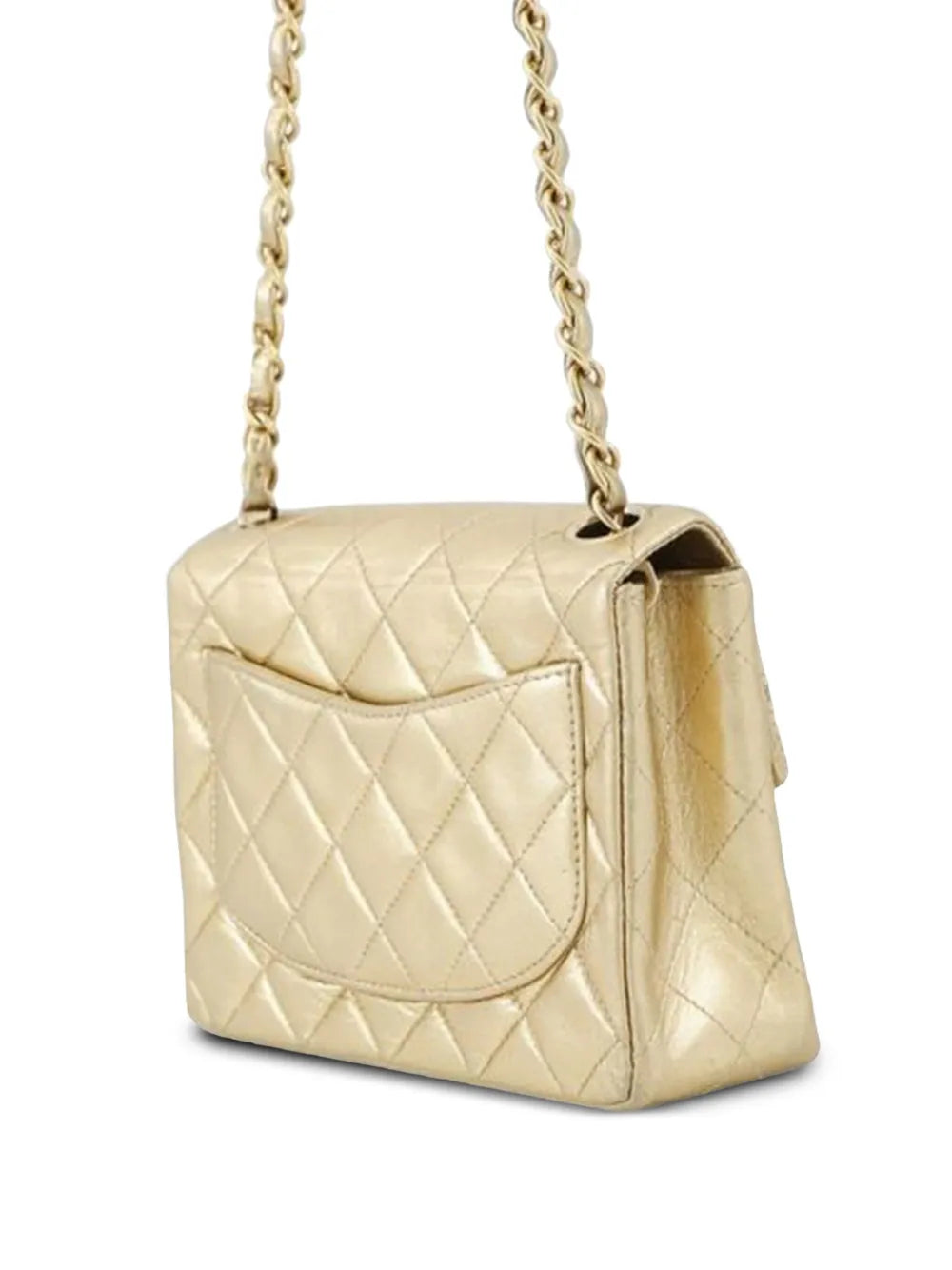 Pre-OwnedCHANEL Pre-Owned2000-2002 Mini Square Classic Lambskin Single Flap crossbody bag