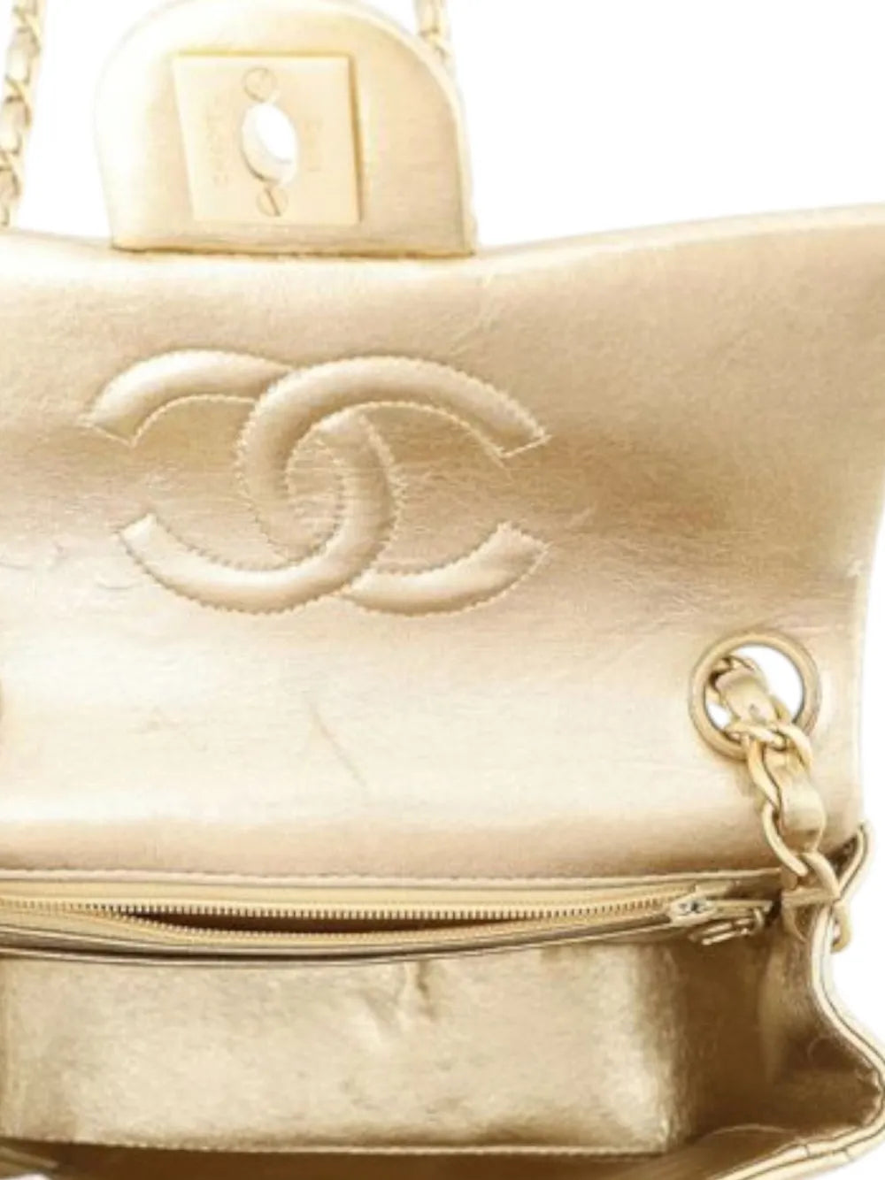 Pre-OwnedCHANEL Pre-Owned2000-2002 Mini Square Classic Lambskin Single Flap crossbody bag