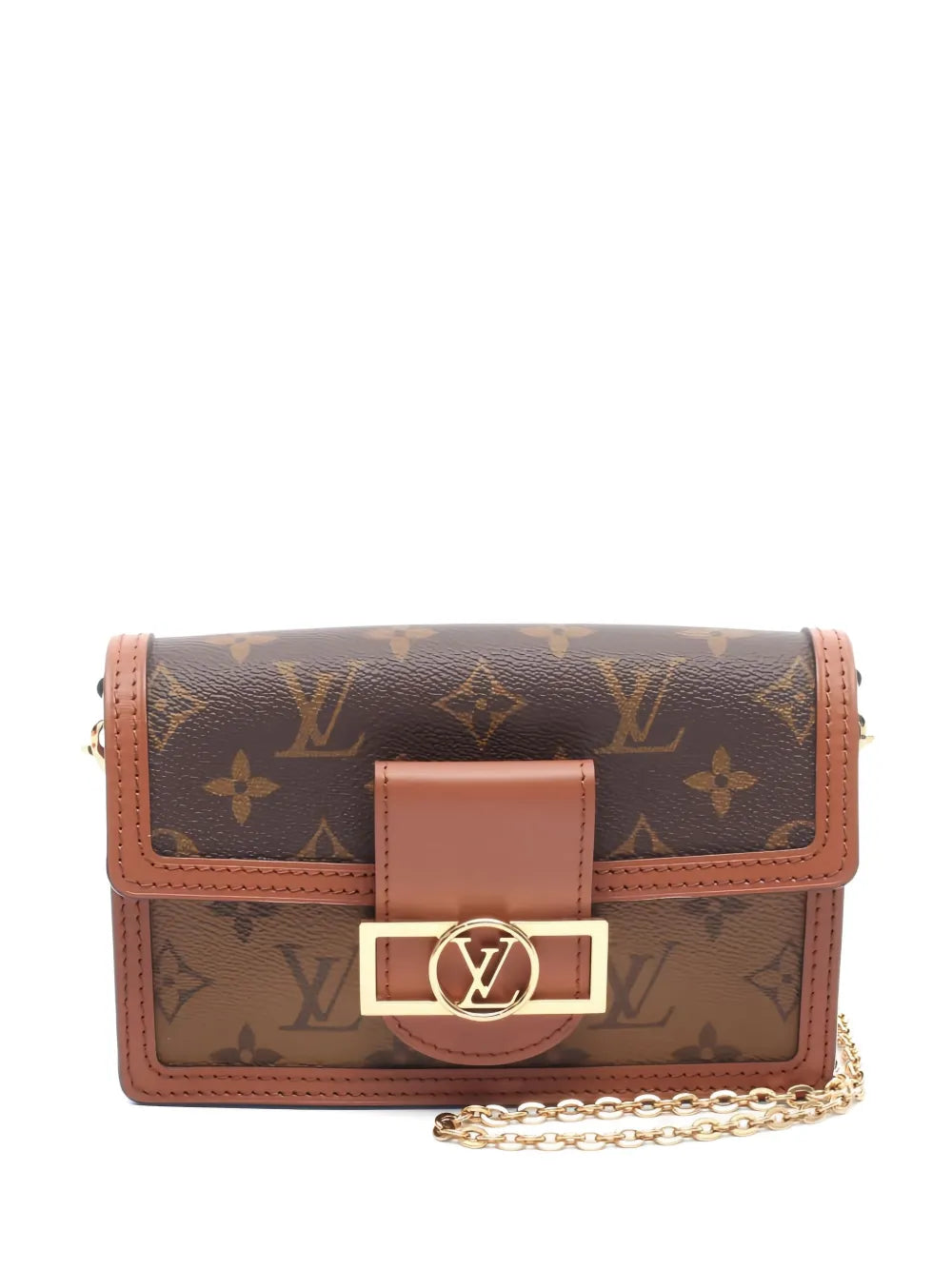 Pre-OwnedLouis Vuitton Pre-Owned2021 Dauphine Chain Wallet monogram clutch bag