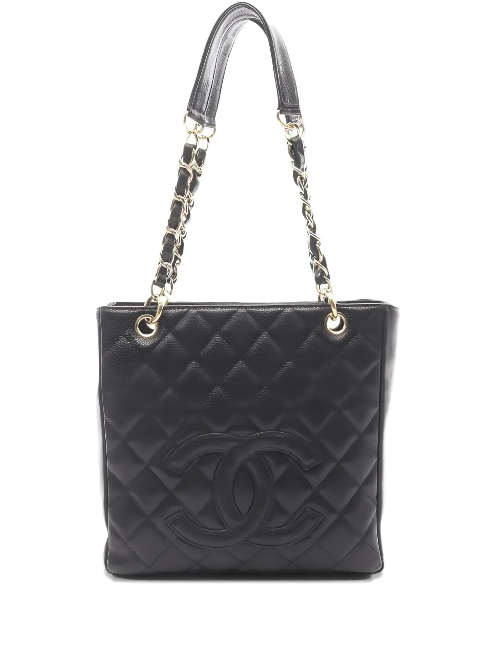 Pre-OwnedCHANEL Pre-Owned2003-2004 Matelassé chain tote bag