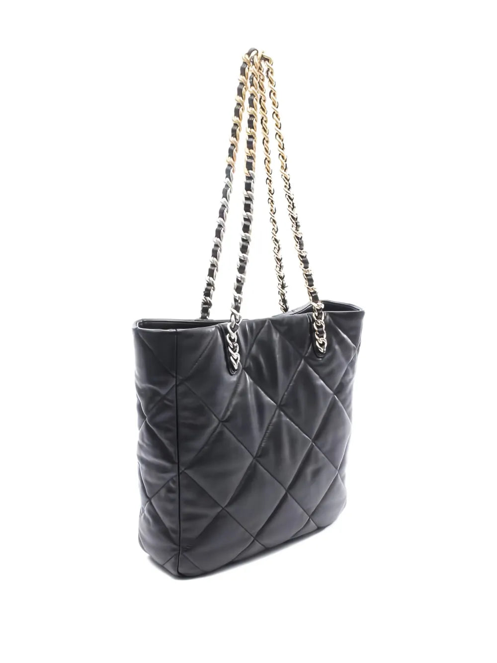 Pre-OwnedCHANEL Pre-Owned2021 19 quilted chain-link tote bag