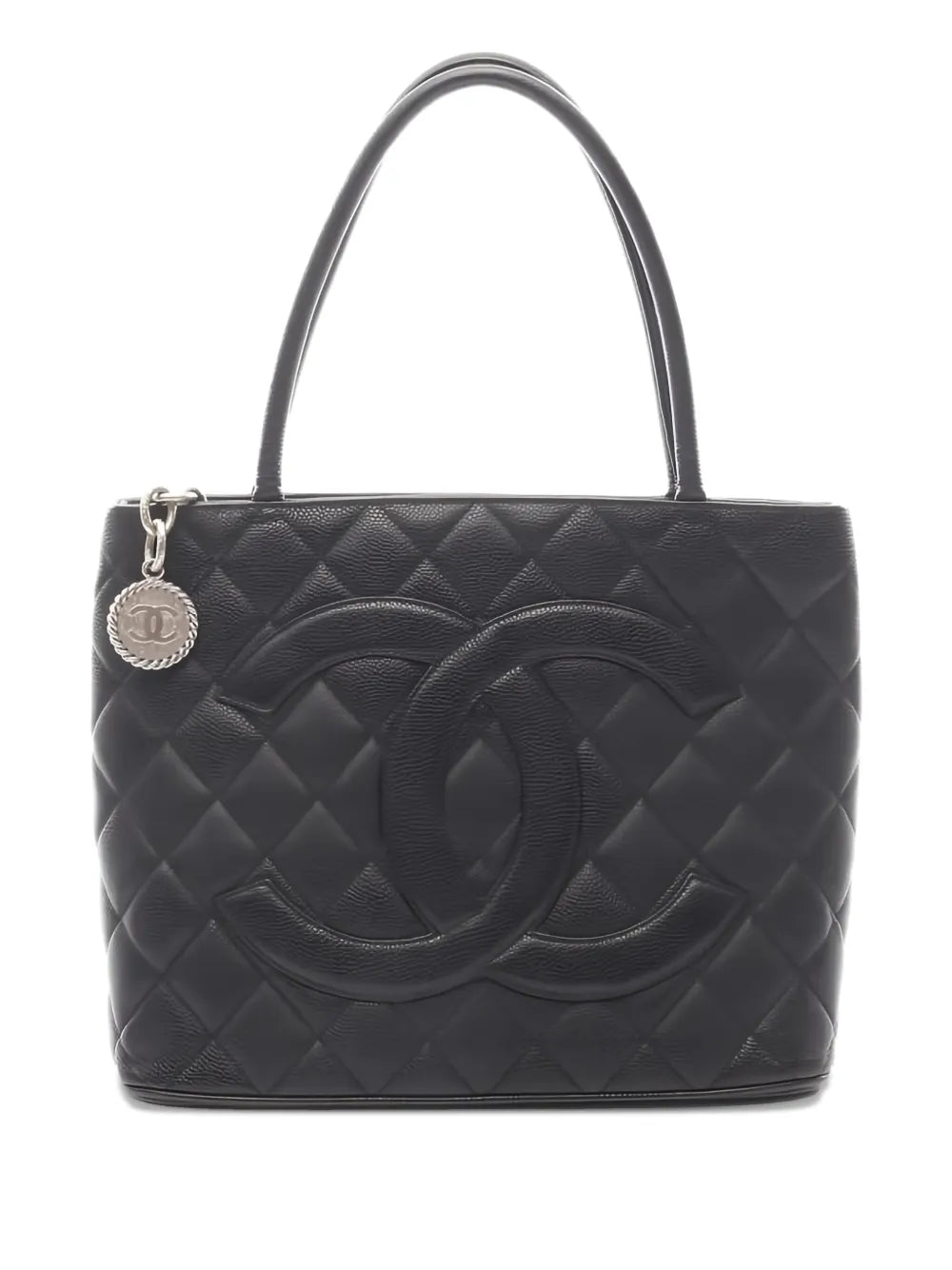 Pre-OwnedCHANEL Pre-Owned2000-2002s reissue caviar-leather tote bag
