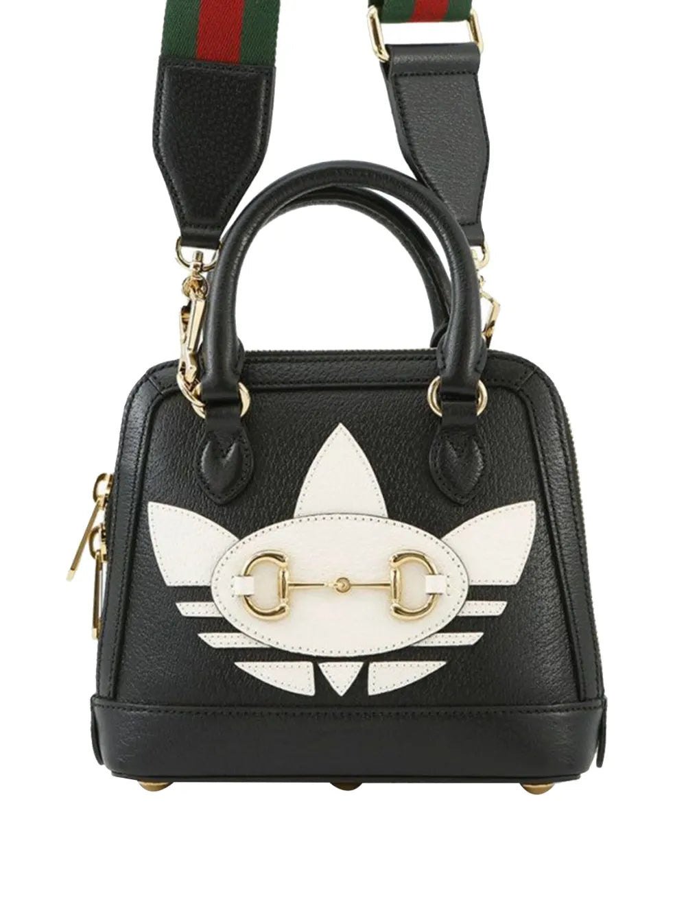 Pre-OwnedGucci Pre-Owned2016-2025 Adidas Mini Leather Horsebit 1955 Top Handle Bag satchel