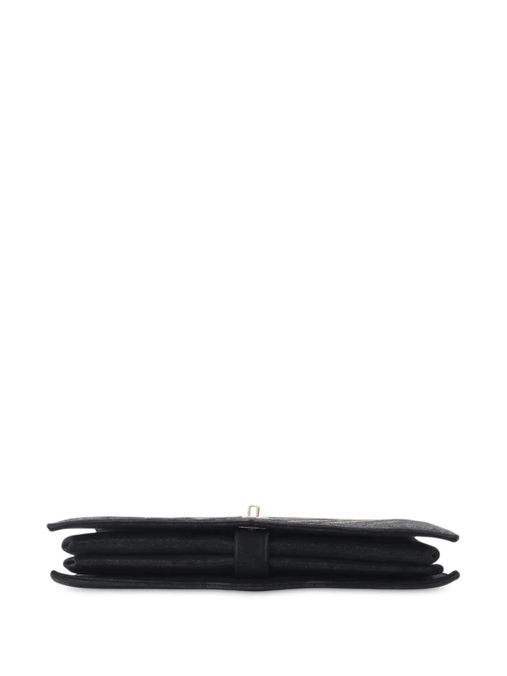 Pre-OwnedCHANEL Pre-Owned2017-2018 Chevron Nubuck Micro Chain Embellished Flap crossbody bag