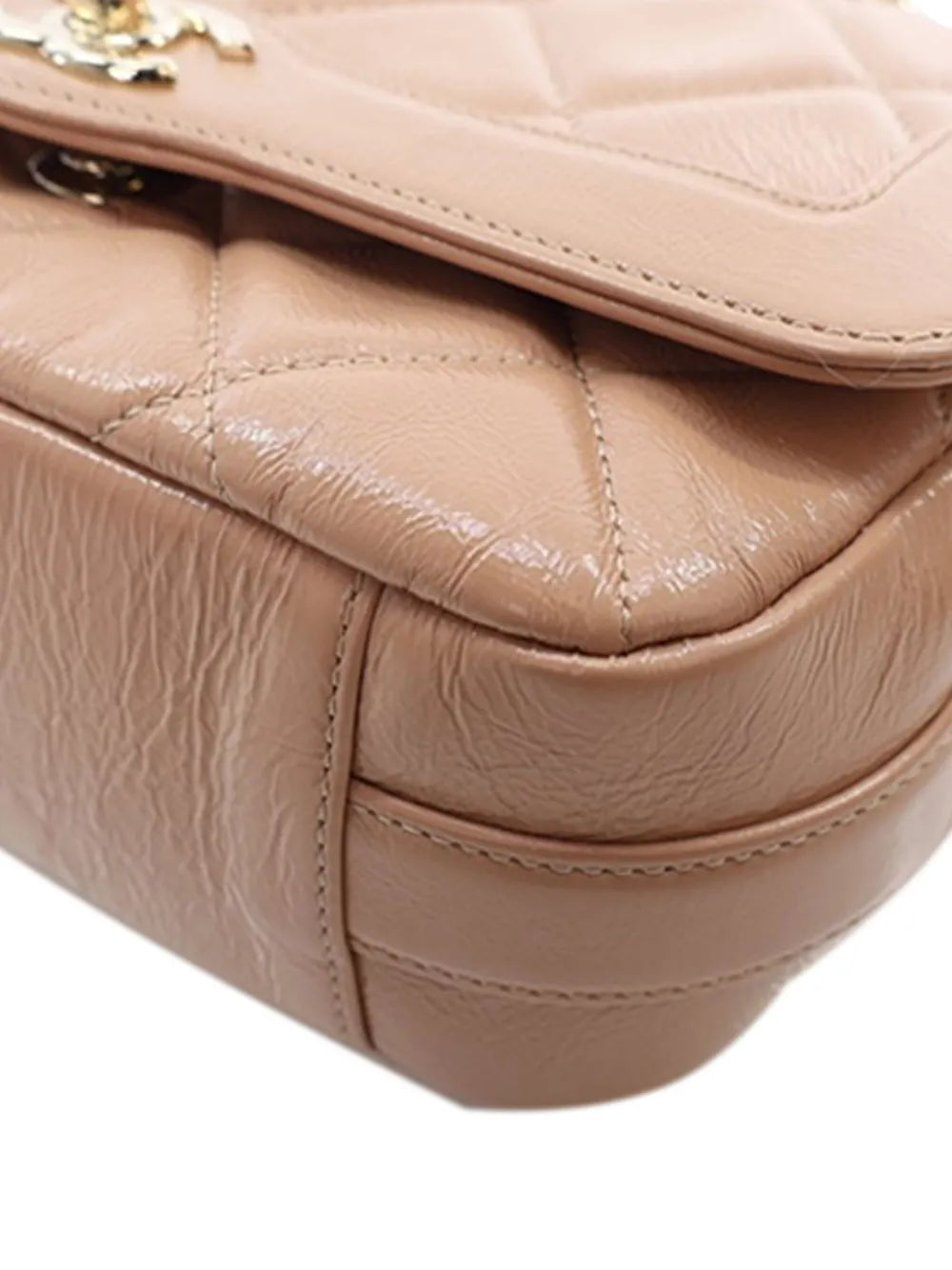 Pre-OwnedCHANEL Pre-Owned2019 Mini Shiny Aged Calfskin Hold The Line Flap crossbody bag