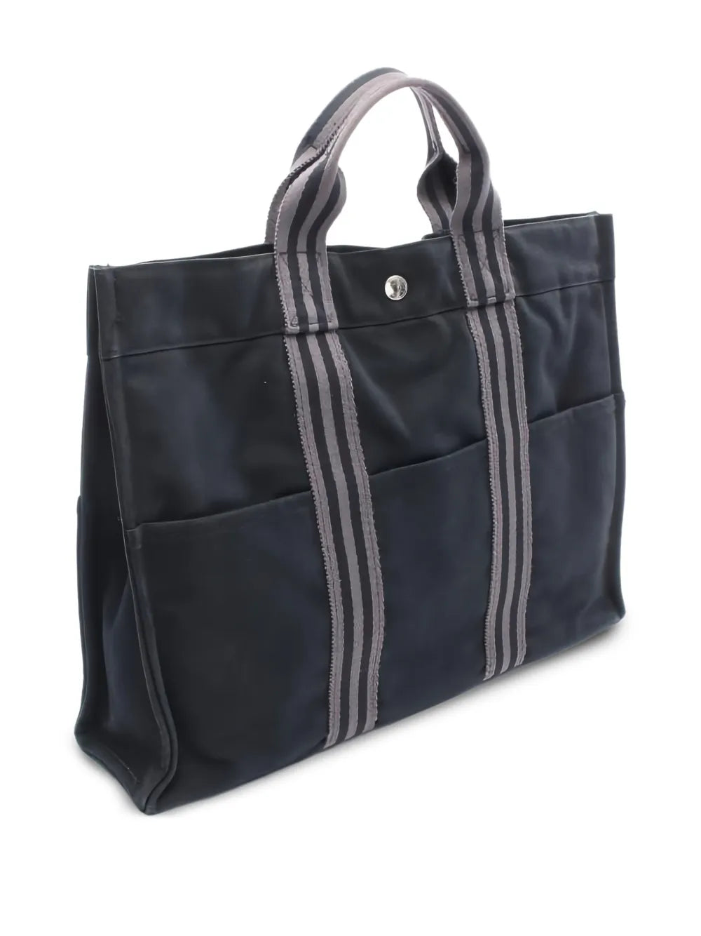 Pre-OwnedHerm??re-Owned2000s striped-handle tote bag