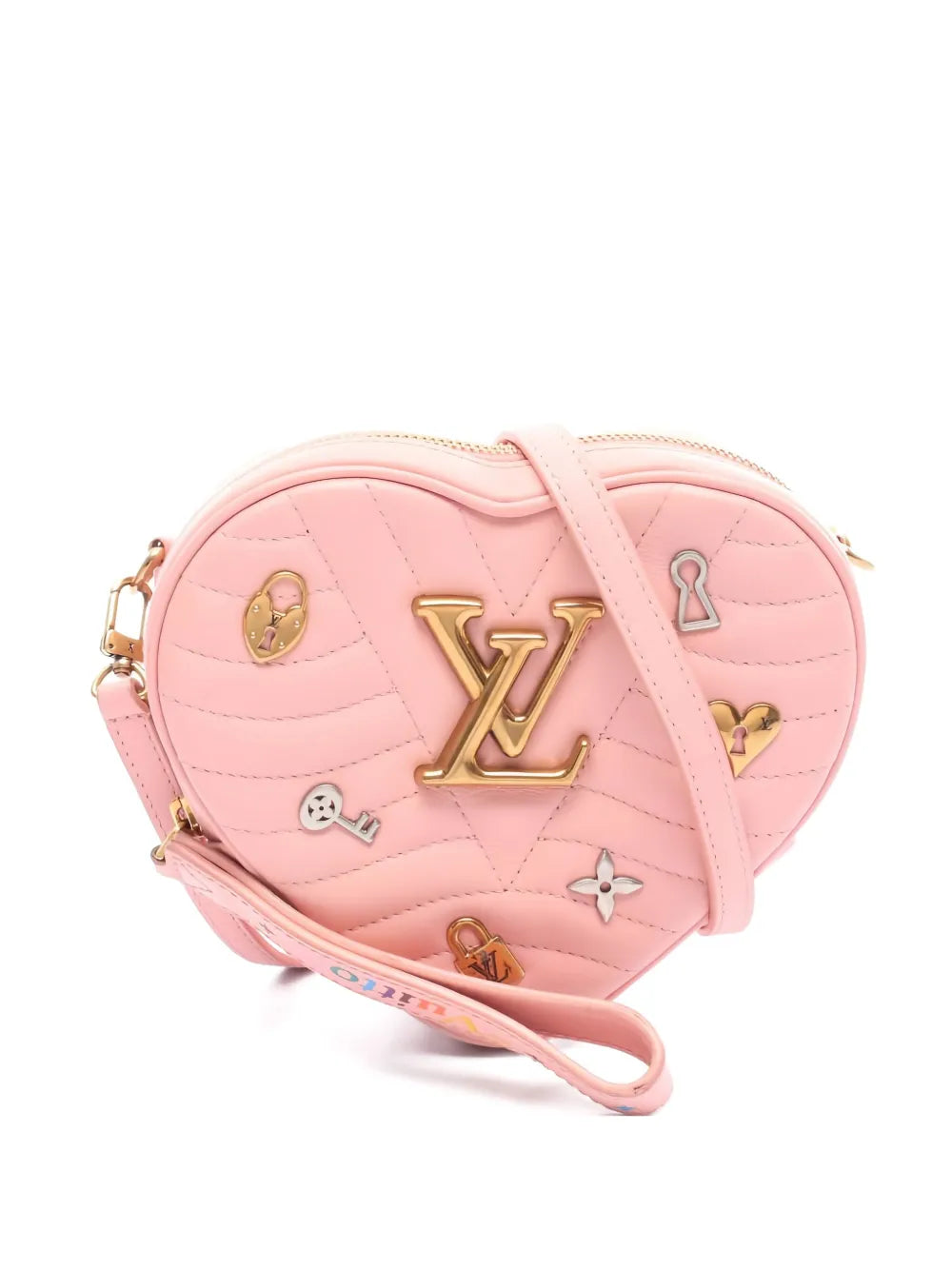 Pre-OwnedLouis Vuitton Pre-Ownedheart lock wave shoulder bag