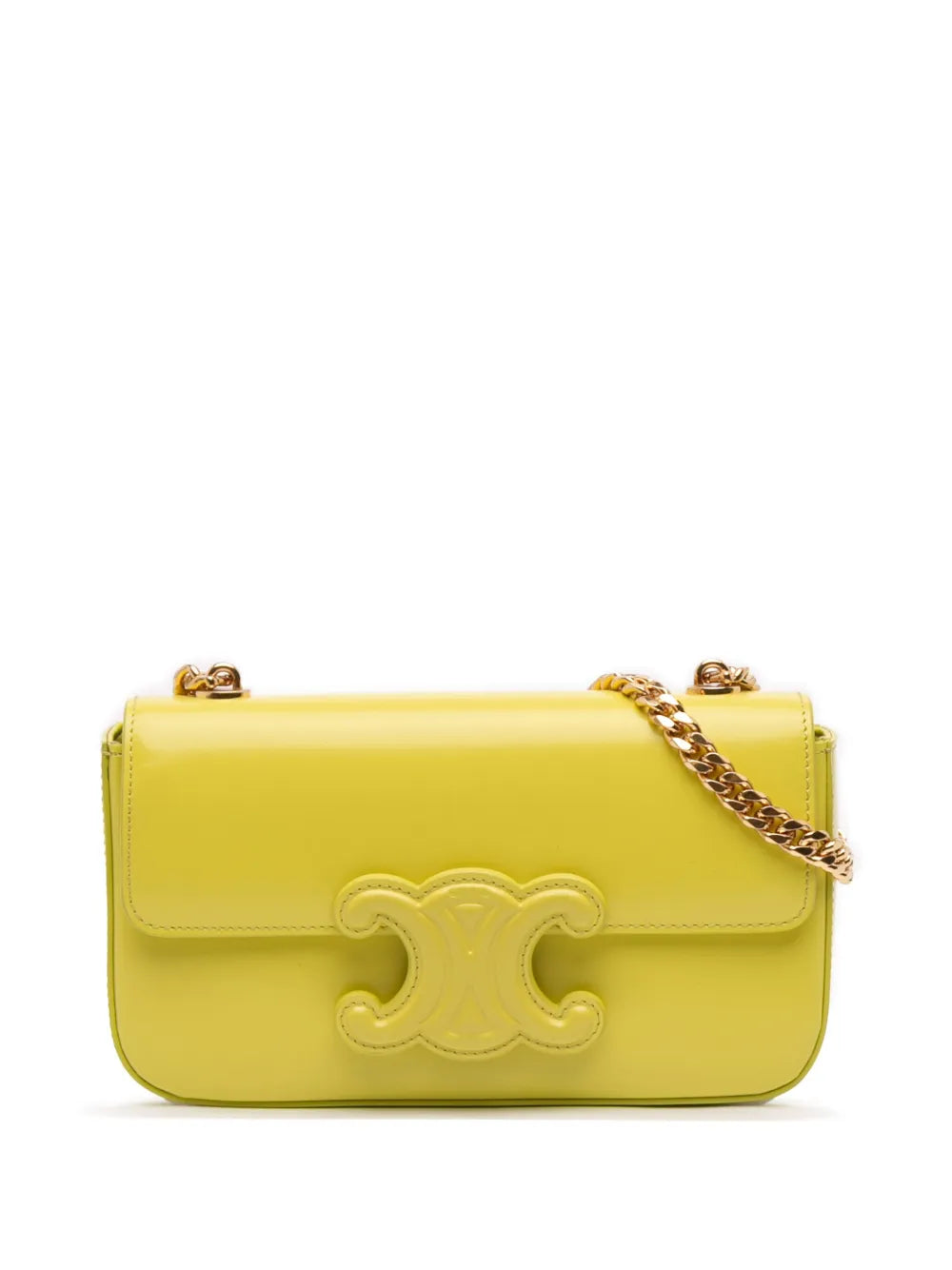 Pre-OwnedCeline Pre-Owned2012 Calfskin Cuir Triomphe Chain shoulder bag
