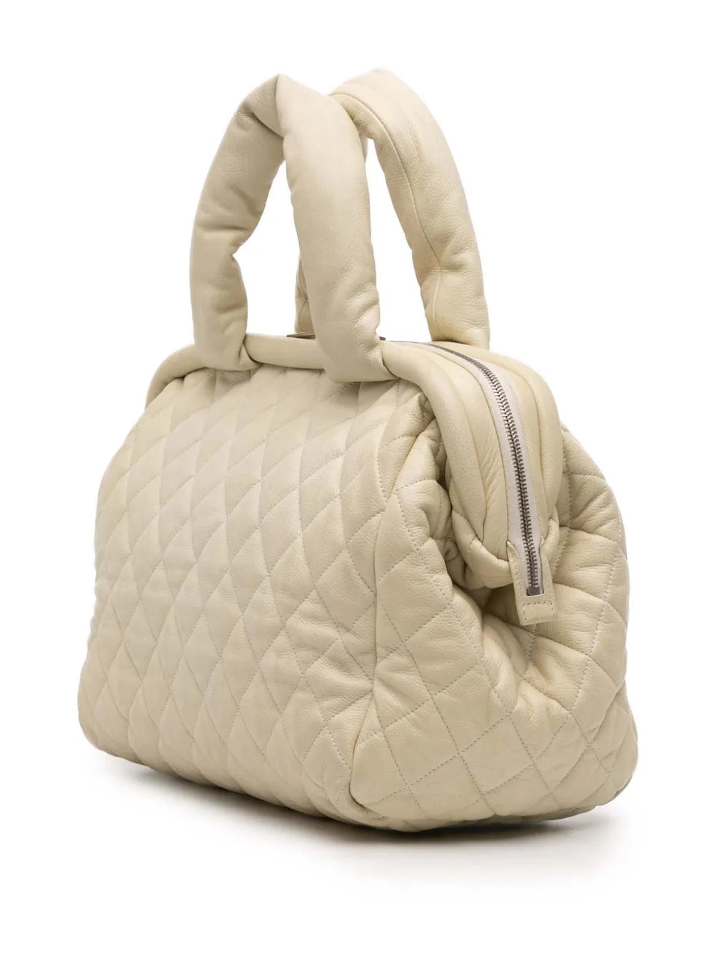 Pre-OwnedCHANEL Pre-Owned2010-2011 Quilted Caviar Coco Cocoon Bowler Bag handbag
