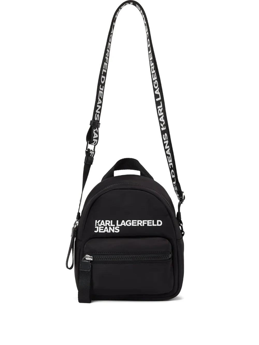 Karl Lagerfeld Jeanslogo-strap backpack