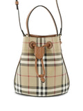 Pre-OwnedBurberry Pre-Owned2023-2025 House Check Coated Canvas Bucket Bag satchel