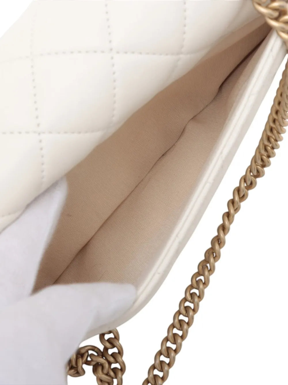 Pre-OwnedCHANEL Pre-Owned2019 Small Quilted Calfskin Pearl CC Accordion Flap crossbody bag