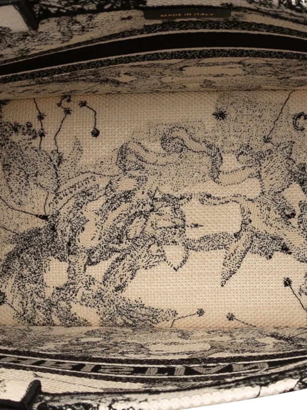 Pre-OwnedChristian Dior Pre-Owned2023 Medium Canvas Embroidered Zodiac Toile De Jouy Book tote bag