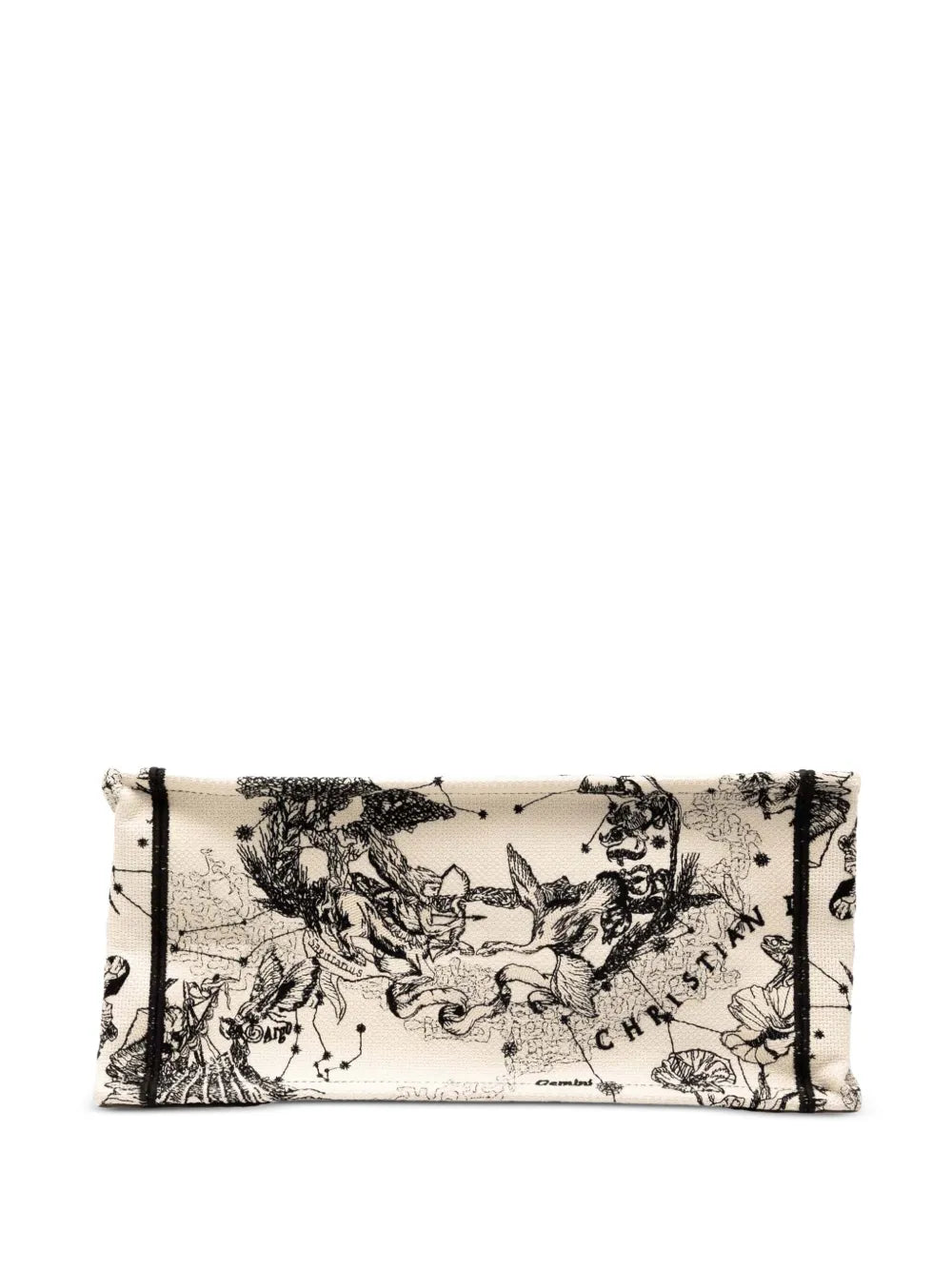 Pre-OwnedChristian Dior Pre-Owned2023 Medium Canvas Embroidered Zodiac Toile De Jouy Book tote bag