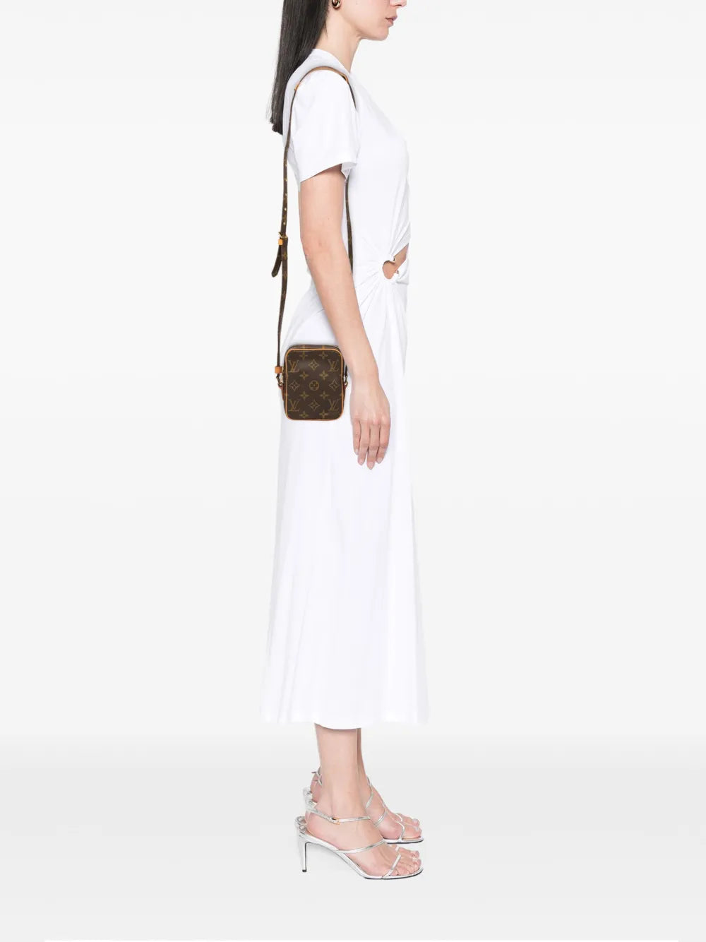 Pre-OwnedLouis Vuitton Pre-Owned1990 Monogram Mini Danube crossbody bag