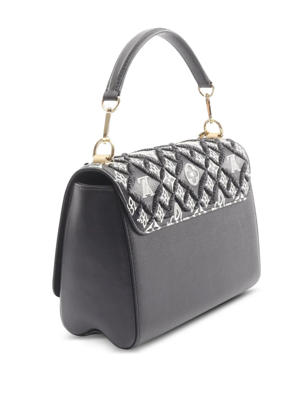 Pre-OwnedLouis Vuitton Pre-Owned2021-2025 Monogram Jacquard Since 1854 Twist MM satchel