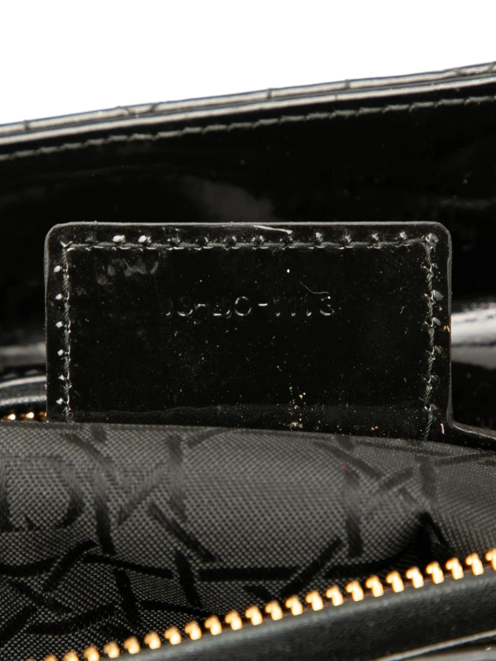 Pre-OwnedChristian Dior Pre-Owned2013 Large Patent Cannage Lady Dior satchel