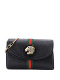 Pre-OwnedGucci Pre-OwnedRajah Web Chain Shoulder Bag Leather Small crossbody bag
