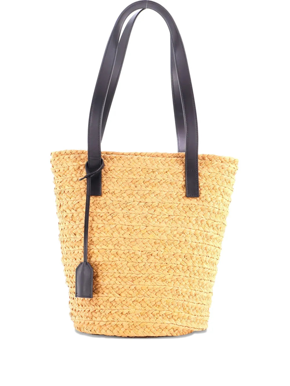 Pre-OwnedSaint Laurent Pre-OwnedPanier Basket Shopper Raffia Small tote bag