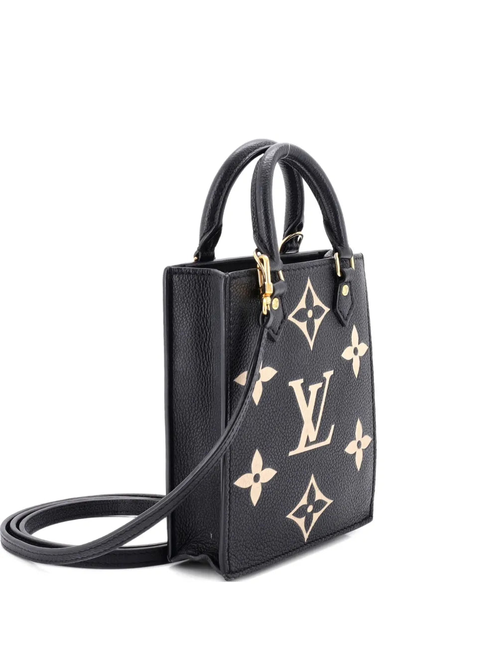 Pre-OwnedLouis Vuitton Pre-OwnedPetit Sac Plat Bag Bicolor Monogram Empreinte Giant crossbody bag