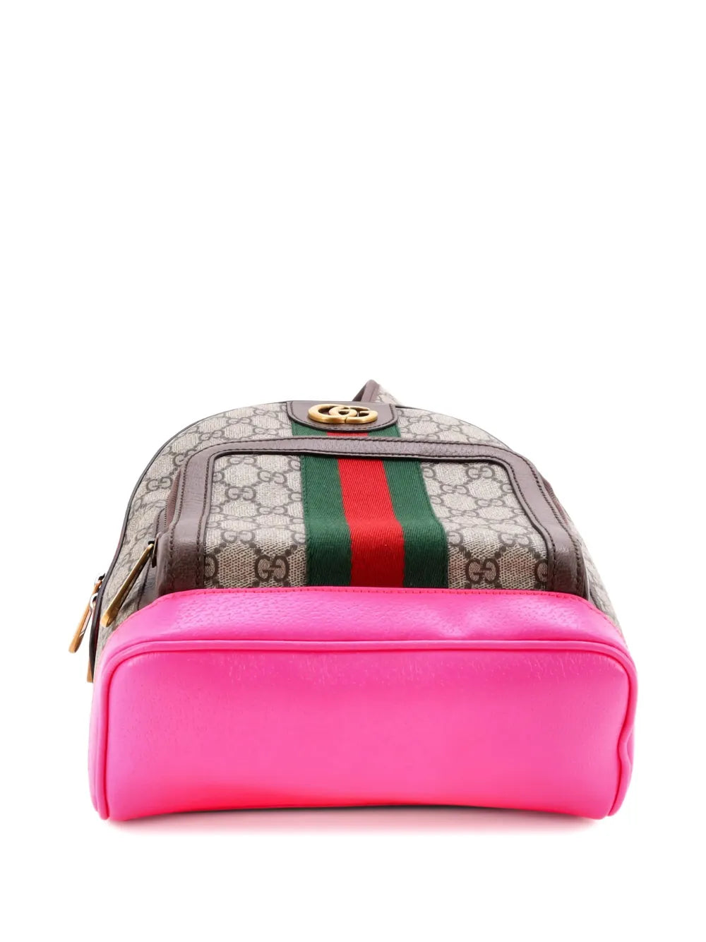 Pre-OwnedGucci Pre-OwnedOphidia GG Coated Canvas and Leather Small backpack