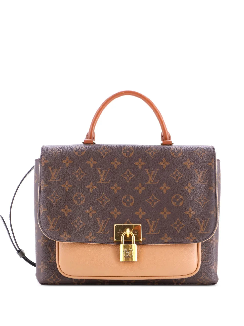 Pre-OwnedLouis Vuitton Pre-OwnedMarignan Handbag Monogram Canvas with Leather shoulder bag