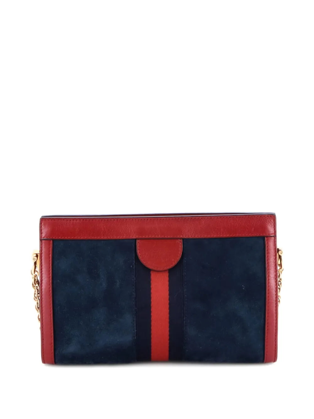 Pre-OwnedGucci Pre-OwnedOphidia Chain Suede Small shoulder bag