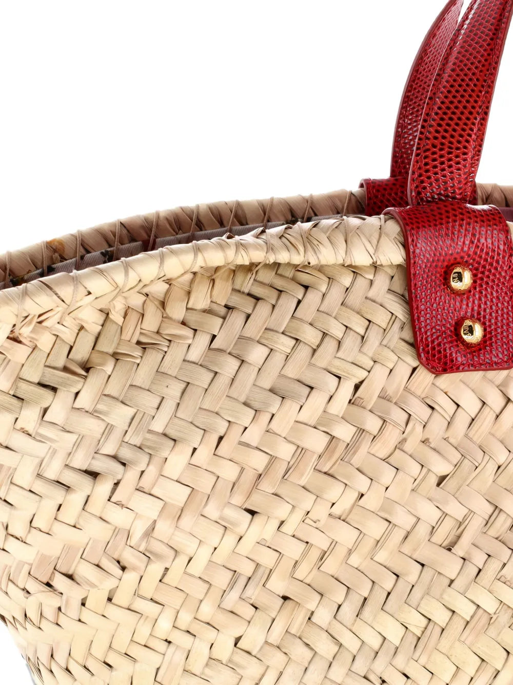 Pre-OwnedDolce & Gabbana Pre-OwnedKendra Logo Basket Bag Embroidered Straw tote bag