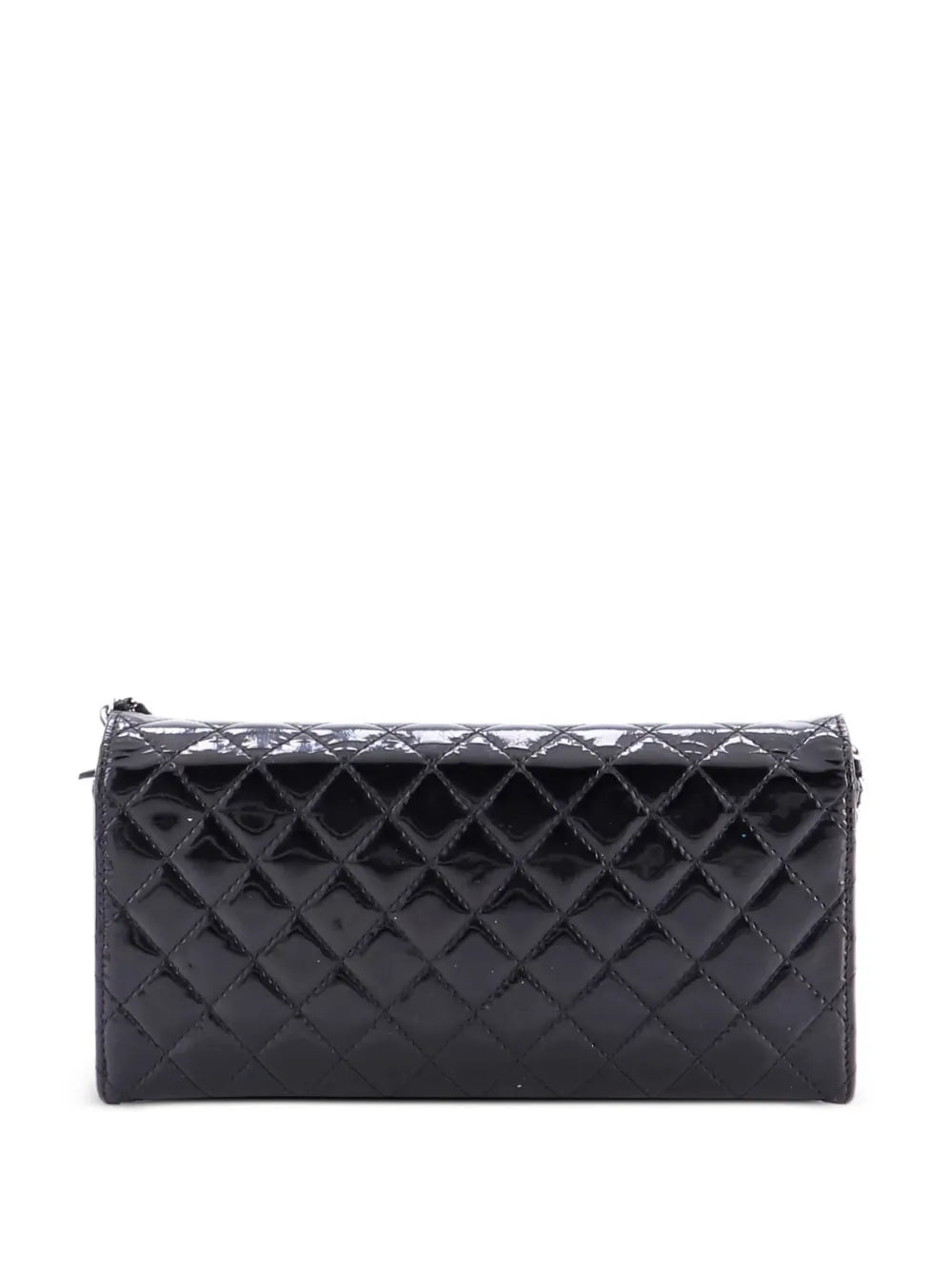 Pre-OwnedCHANEL Pre-OwnedBrilliant Wallet on Chain Quilted Patent East West clutch bag