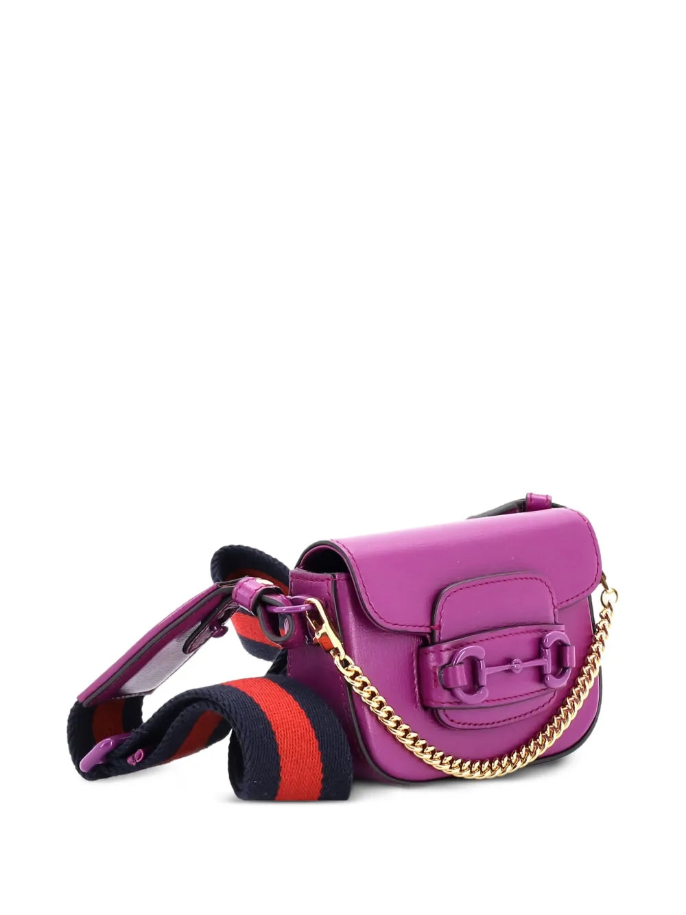 Pre-OwnedGucci Pre-OwnedHorsebit 1955 Flap Wallet with Strap Leather crossbody bag
