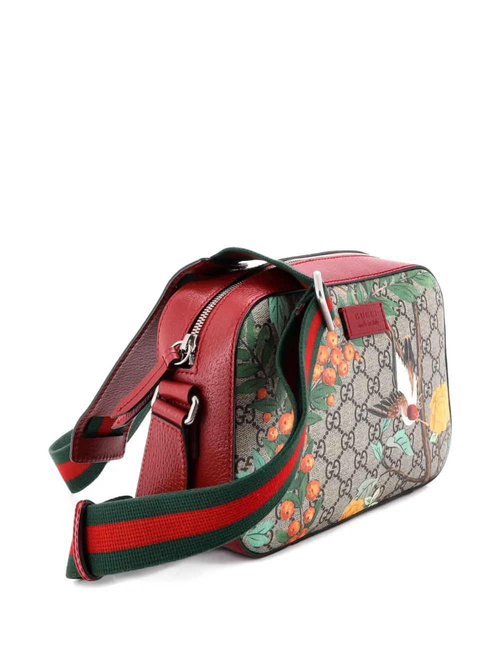 Pre-OwnedGucci Pre-OwnedCamera Tian Print GG Coated Canvas Medium shoulder bag