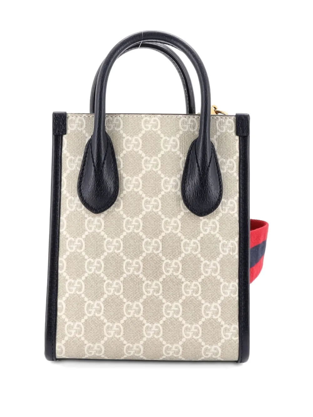 Pre-OwnedGucci Pre-OwnedOphidia Interlocking G Patch GG Coated Canvas Mini tote bag