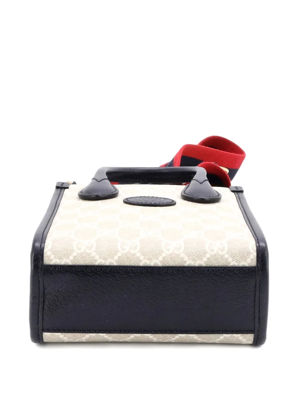 Pre-OwnedGucci Pre-OwnedOphidia Interlocking G Patch GG Coated Canvas Mini tote bag