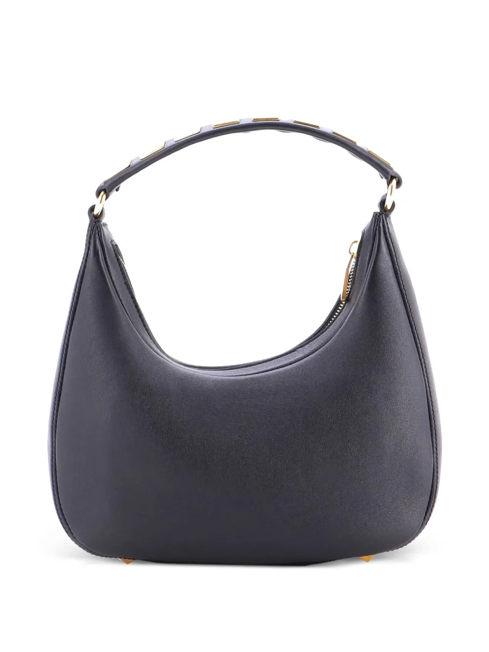 Pre-OwnedValentino Garavani Pre-OwnedStud Sign Zip Leather hobo bag